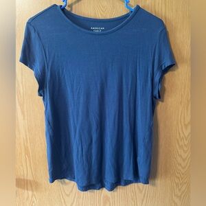 American Eagle Outfitters Blue Short Sleeve T-Shirt